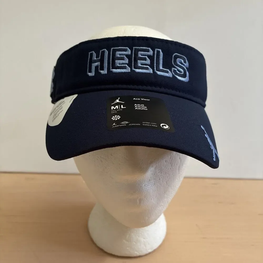 Jordan Dri-Fi UNC North Carolina Tarheels Adjustable Ace Visor Size M-L